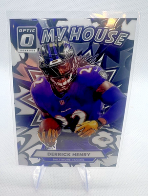 2025 Donruss Optic Derrick Henry My House #9 Baltimore Ravens SP