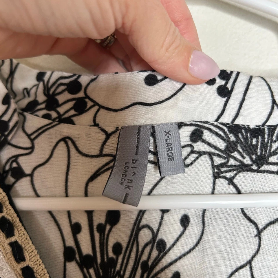 Blusa Anthropologie Blank London Floral Stephanie Foto 4 de 4