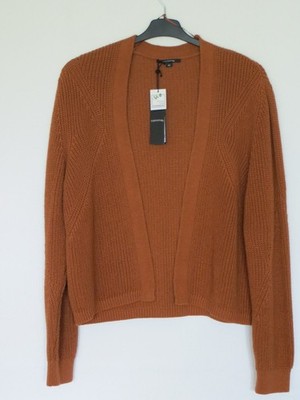 Die neue. braune baumwolle Strickjacke von Comma, Gr.44