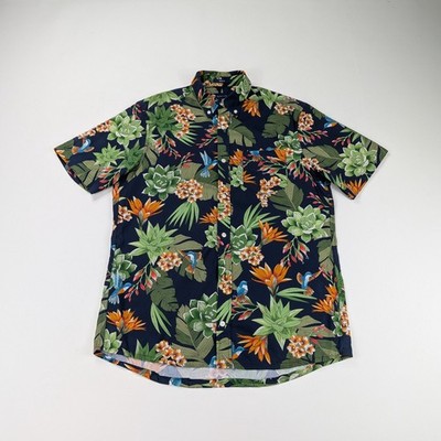 Gant Humming Garden Hawaiihemd Gr. S Tropical Floral Resortwear Premium