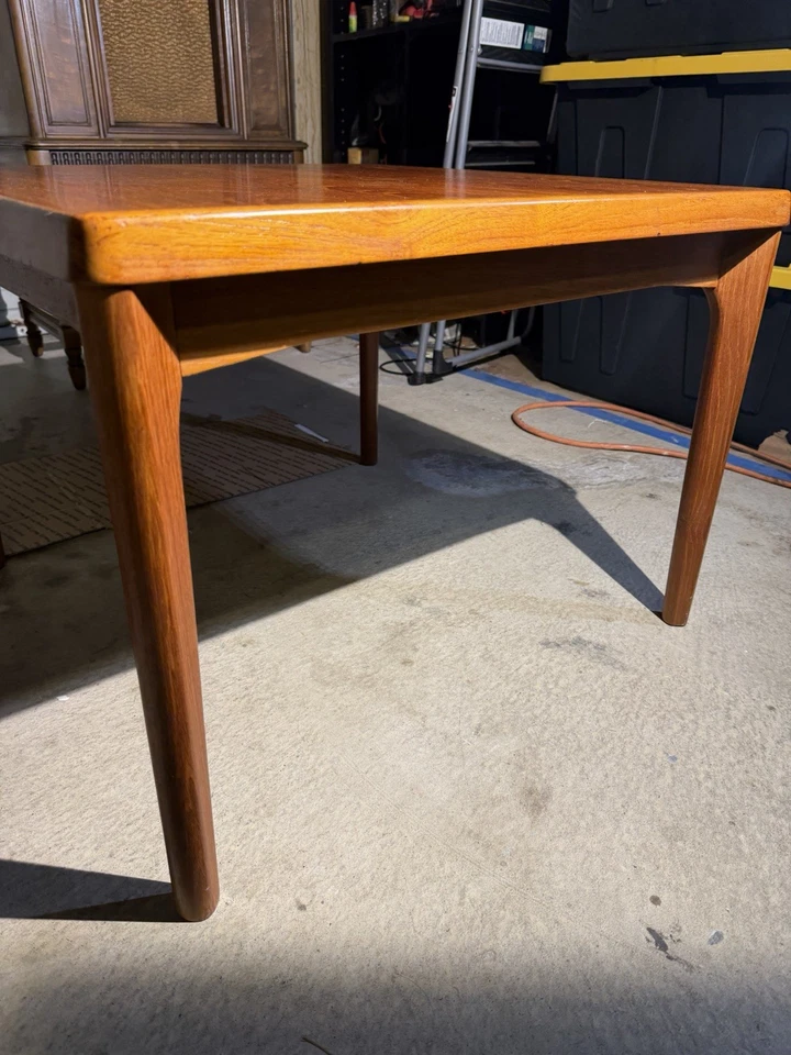 Mesa de centro cuadrada Mid-Century Dinamarca Vejle Stole-eg Mobelfabrik de palisandro Foto 3 de 4