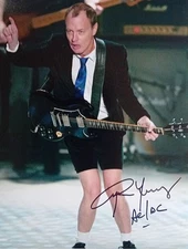 ANGUS YOUNG AC/DC Superb original Signed photo  10X8  Comes With COA