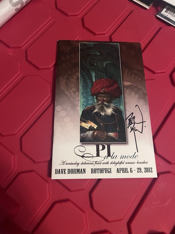 Signed Dave Dorman Pi A La Mode Booklet