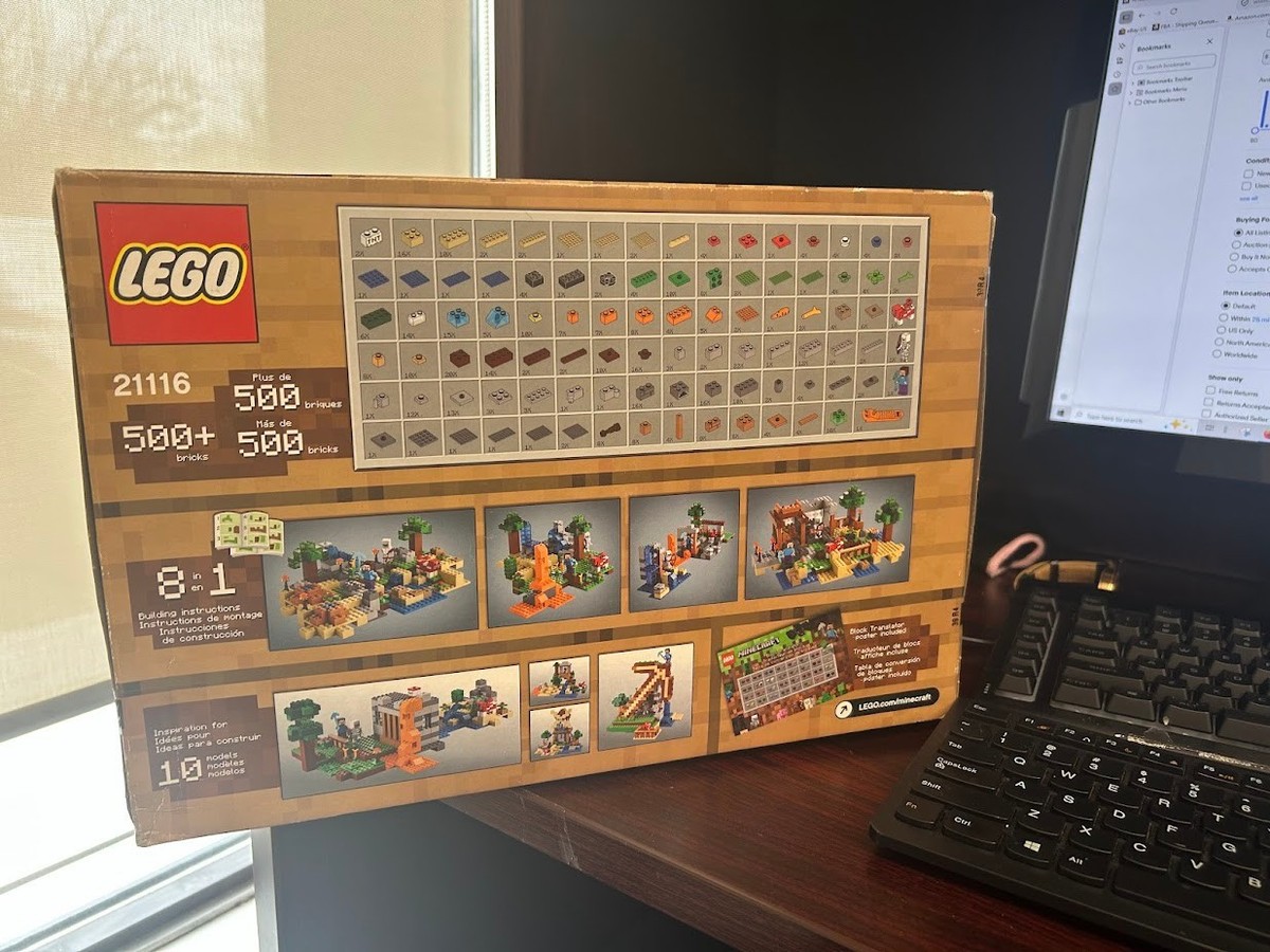 LEGO Minecraft: Crafting Box (21116) for sale online | eBay