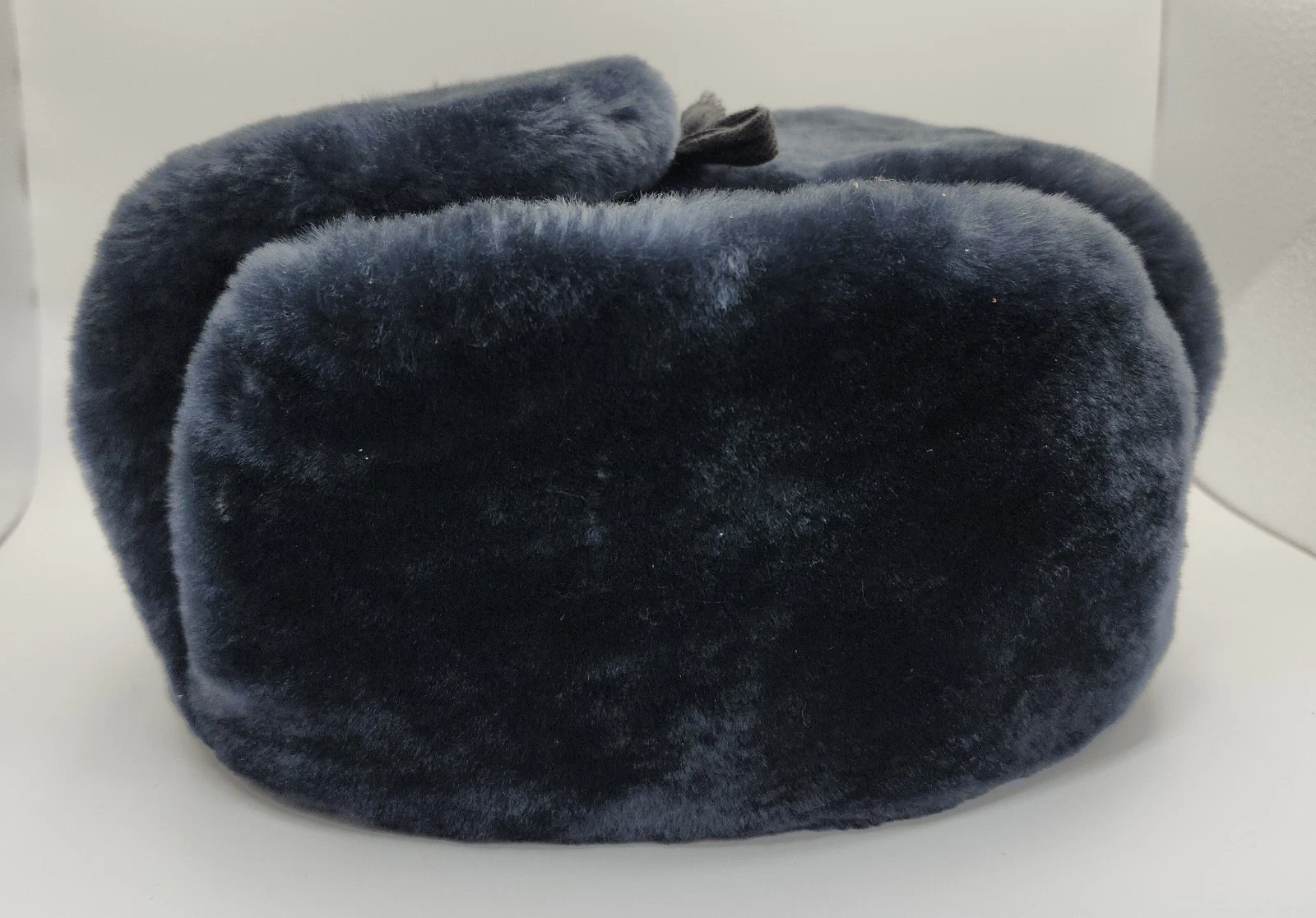 Vintage Russian Ushanka Sheepskin Krasnodar, Russian Earflap Blue
