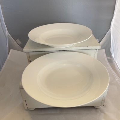 Maxwell & Williams Kaschmir weiß umrandet Suppe Pasta Schalen 23 cm x 2. Mehr verfügbar