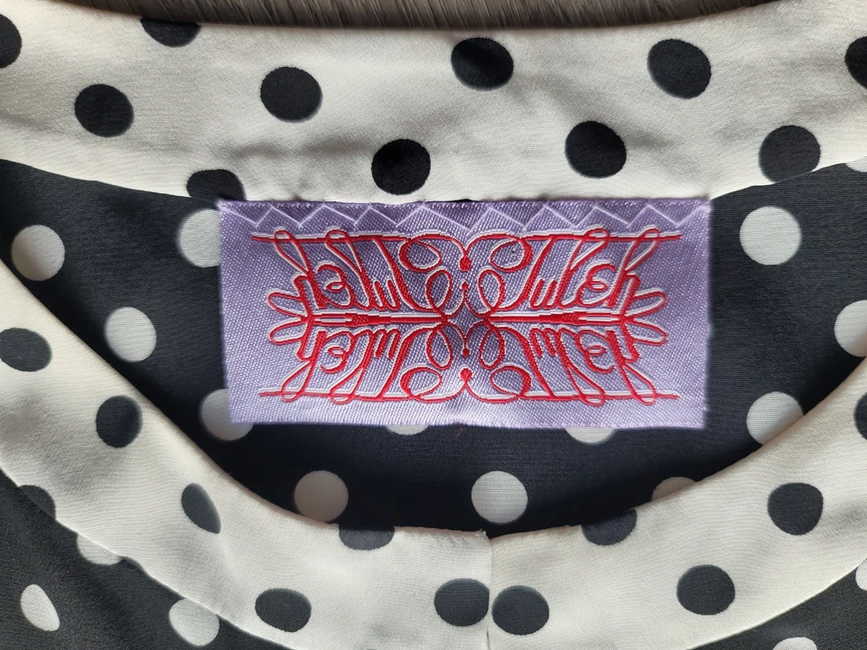 Blusa Tuleh 100% Seda Top Mujer Ropa Manga Larga Negra Blanca Monocromática ~M Foto 2 de 4