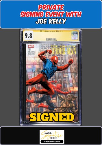 AMAZING SPIDER-MAN #25 LEE BERMEJO CGC SS JOE KELLY SIGNED PRESALE