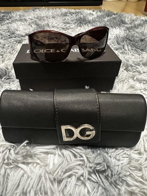 Elegant Brown Sunglasses with Case Elegant Large Hard Sunglasses Case - Glasses Case Brown Faux  main image 2