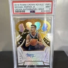 Panini Crown Royale Michael Porter Jr. Gold Auto /10 PSA 9 Denver Nuggets