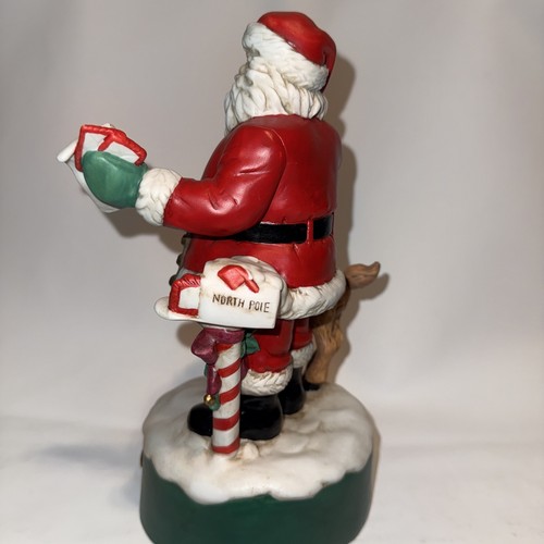 Vintage Midwest Santa Coll HERR KRISTMAS Music Box “Santa Claus” 10” - Picture 4 of 7