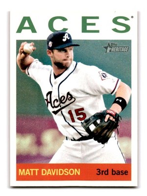 2013 Topps Heritage Minor League #20 Matt Davidson - Reno Aces