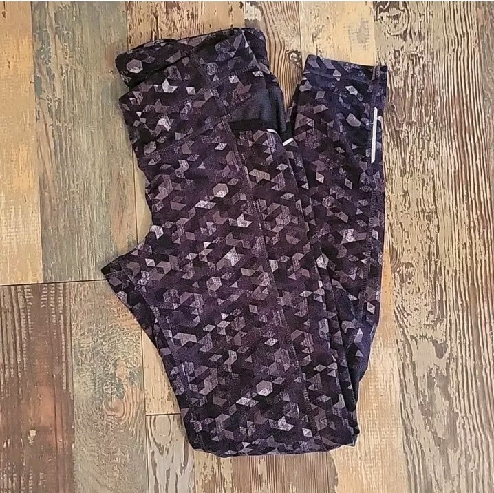 Athleta Womens Yoga Pants Black And Purple Size XS