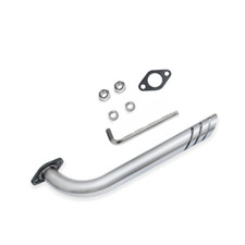 Exhaust Pipe Kit for Baja Warrior MB200 Go Kart Mini Bike for Coleman CT200-ex