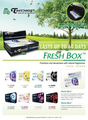 12 PACK TREEFROG FRESH BOX (aka XTREME FRESH) NEW CAR SCENT AIR FRESHENER TRNC54 - Picture 5 of 5