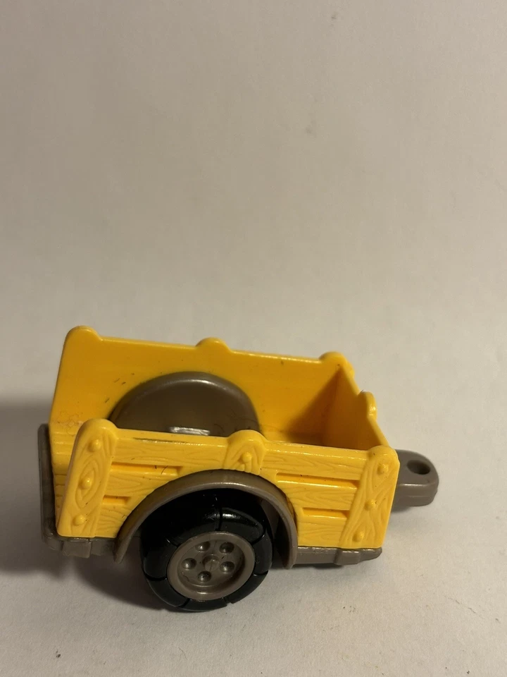 2001 vintage Tonka Maisto Hasbro yellow Farm Trailer rare  original - Image 3 of 4