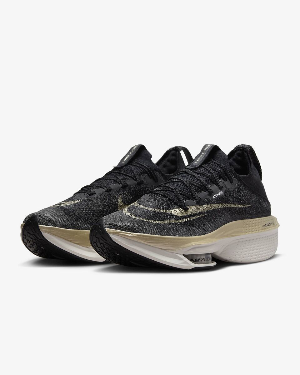 Nike Air Zoom AlphaFly NEXT% 2 Black Metallic Gold Grain Nike Air Zoom AlphaFly NEXT% 2 Black Metallic Gold Grain