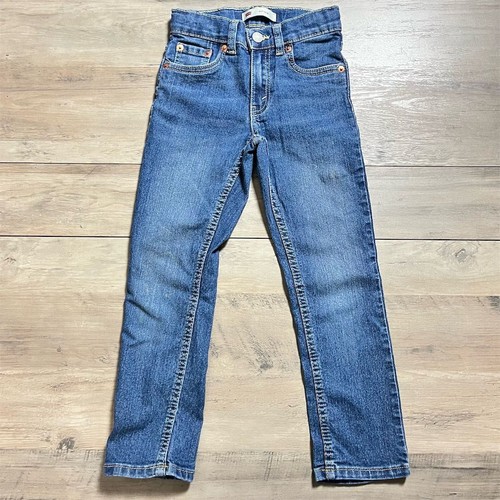 Levi's 511 Jeans Boys Size 6 Blue Denim Classic 5-Pocket Design Slim