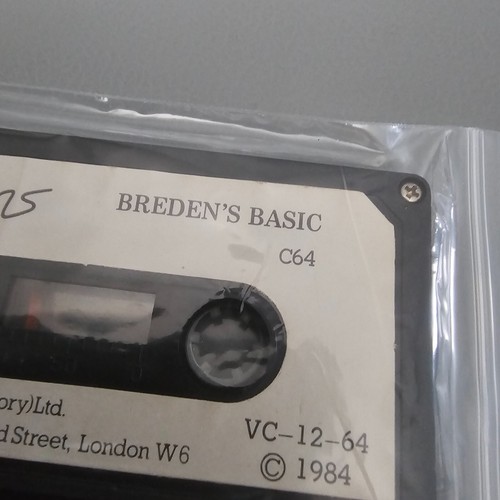 Bredens BASIC Kassette nur für Commodore 64 von Visions 1984 - getestet - Bild 2 von 5