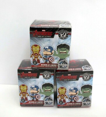 Funko Marvel The Avengers Age Of Ultron Minis Bobble-Head Blind Box Lot of 3 NEW