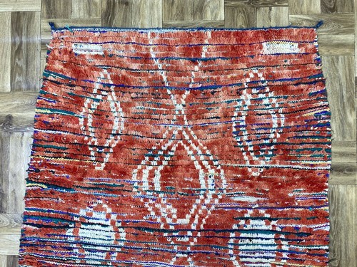 Authentic Handmade Rug, Stunning Beni Ourain Rug,Entryway Kilim Area,4x8 ft - Picture 5 of 12