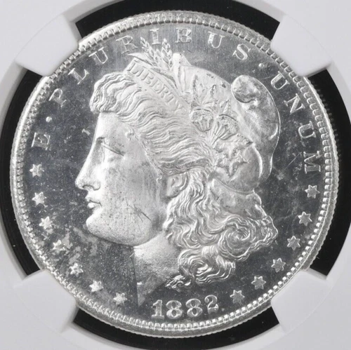 1882-S $1 Morgan Dollar NGC MS66 DPL --  DEEP MIRRORS & FROSTY --  Rare In DMPL