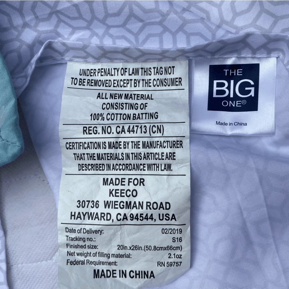 The Big One Pillow Sham Set eBay