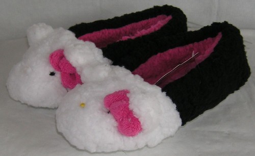 Mocasines de felpa Hello Kitty NEGROS DAMAS PEQUEÑOS 5-6 - Imagen 2 de 3