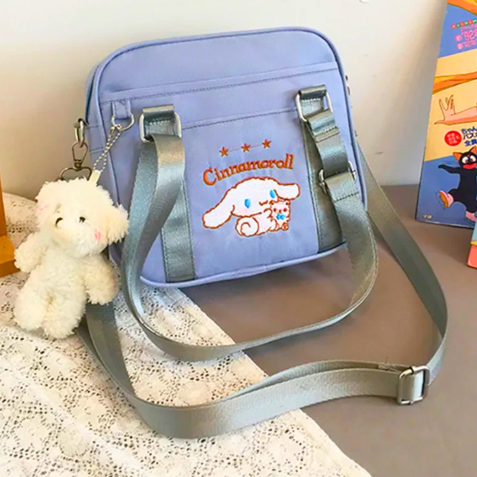 Cinnamoroll 2-Way Messenger Bag Girl's Embroidered JK Uniform School Bag Japan - Image 4 of 4