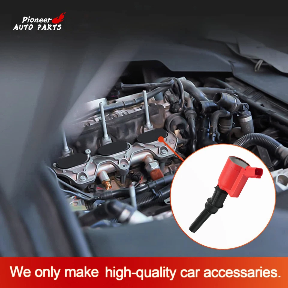 8PCS Ignition Coil+Spark Plug Kit For Ford F-150 Expedition 4.6L 5.4L V8 DG508 Foto 3 de 4