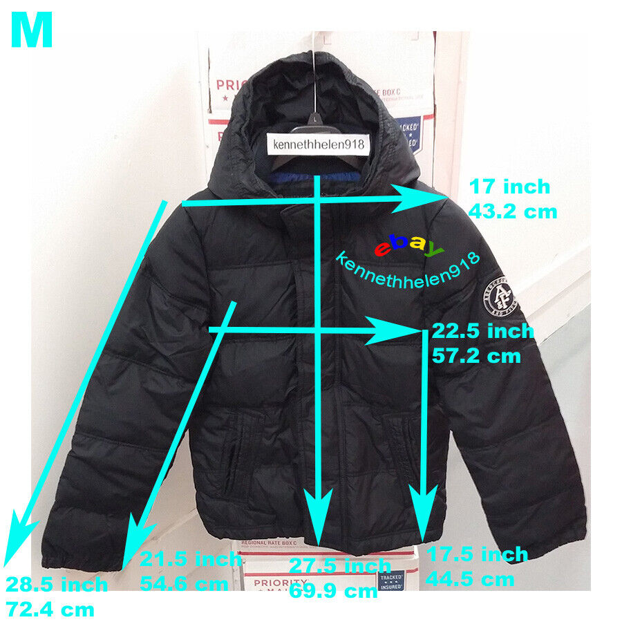 ABERCROMBIE & FITCH KEMPSHALL DOWN JACKET COAT MENS SIZE ABERCROMBIE & FITCH KEMPSHALL DOWN JACKET COAT MENS SIZE