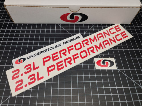 Calcomanías de rendimiento de 2,3 L (paquete de 2) pegatinas EcoBoost para Mustang Focus Explorer - Imagen 7 de 7