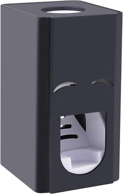 Toothpaste Dispenser 12mm/0.5in Applicable Toothpaste Caliber (Black)