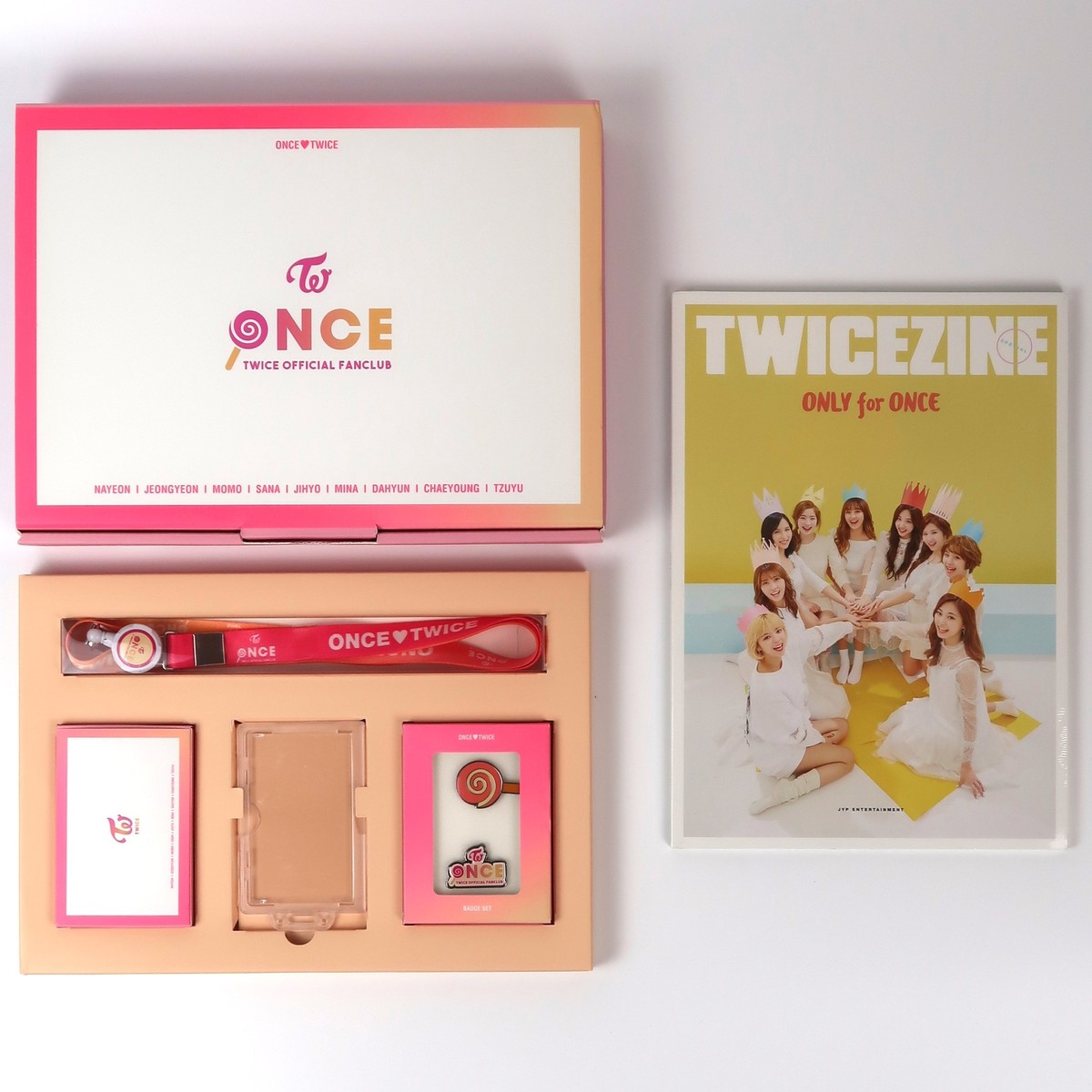 Twice Once Official Fanclub 1st Generation Goods Complete Twice Once Official Fanclub 1st Generation Goods Complete