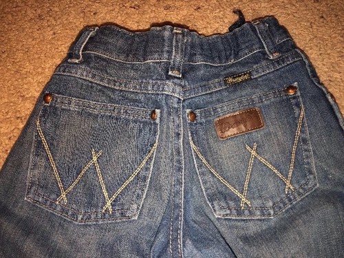 •Wrangler Kid's 100% Cotton Mid Rise Relaxed Boot Size 10 Slim - Picture 5 of 7