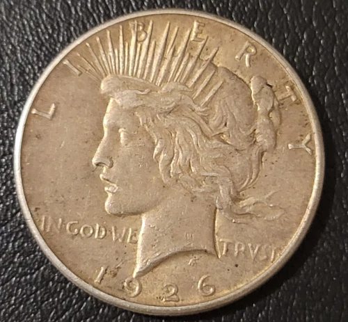 1926s  PEACE DOLLAR AU Condition