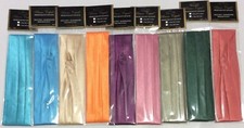 Three Pleat Satin Hat Band Replacement BRUNO CAPELO Fashion Colors NEW