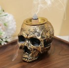 Skull Shaped Incense Corn Burner - Halloween Gothic Alternative