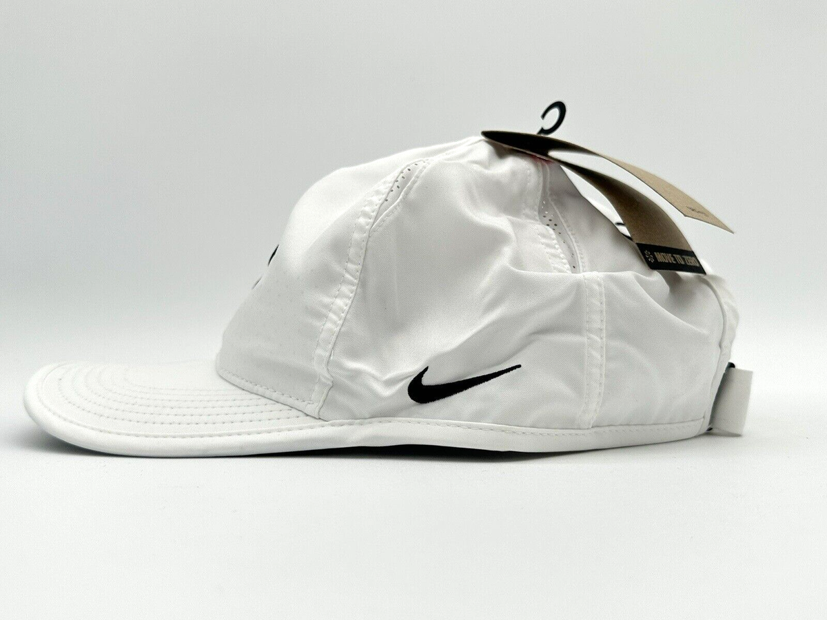 Nike Dri Fit Rafa Nadal Club Cap Size L/XL White Tennis Hat FB5600