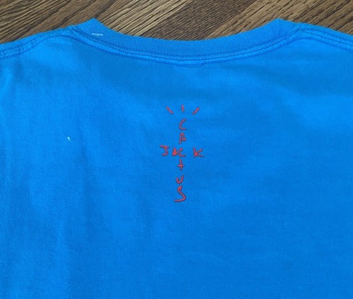 Travis Scott x McDonald's Cactus Jack All American '92 Blue T-Shirt - XL NWOT ๐ฅ - Picture 6 of 8