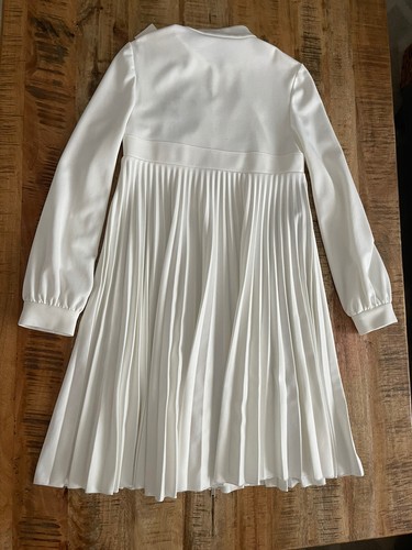 AUTH.GUCCI GUCCI Embroidered Technical Jersey White Pleated Tennis Dress M NEW - Picture 8 of 12