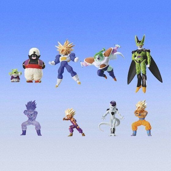 2007 HG 14 Vintage Dragon Ball Z Set of 8 Gacha Gashapon Toy