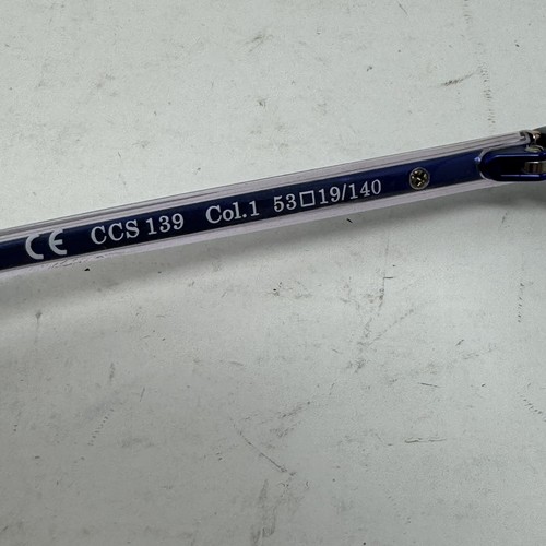 CCS139 by Coco Song Eyeglass Frames 53-19-140 Purple White Round - Picture 7 of 10