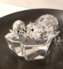 1991 Swarovski SCS "Save Me" Seals – Ltd Annual Ed Crystal Figurine – No Box