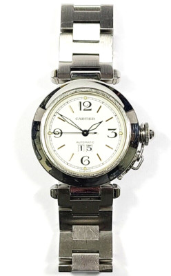 Cartier Pasha C Big Date 2475 Stainless Steel Automatic 35mm Watch