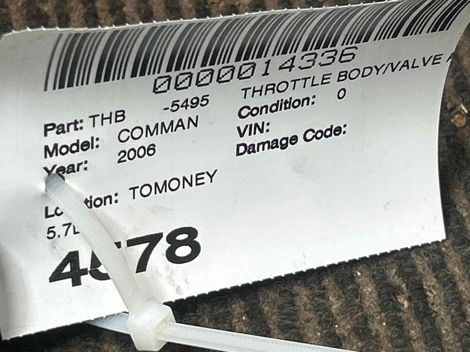 Fits 2006-10 JEEP COMMANDER Throttle Body (5.7) OEM:4591847AC Foto 4 de 4
