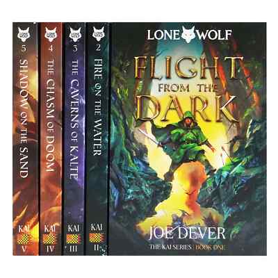 Lone Wolf Series by Joe Dever (Books 1-5) Collection 5 Books Set - Ages 9-16 -PB