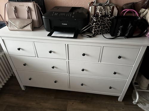 Ikea- Hemnes, Kommode mit 8 Schubladen, weiß, 160x96 cm - Bild 2 von 2