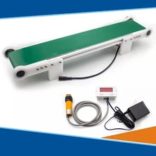 Mini Production Line Conveyor Desktop Conveyor Belt with Photoelectric Counter2h