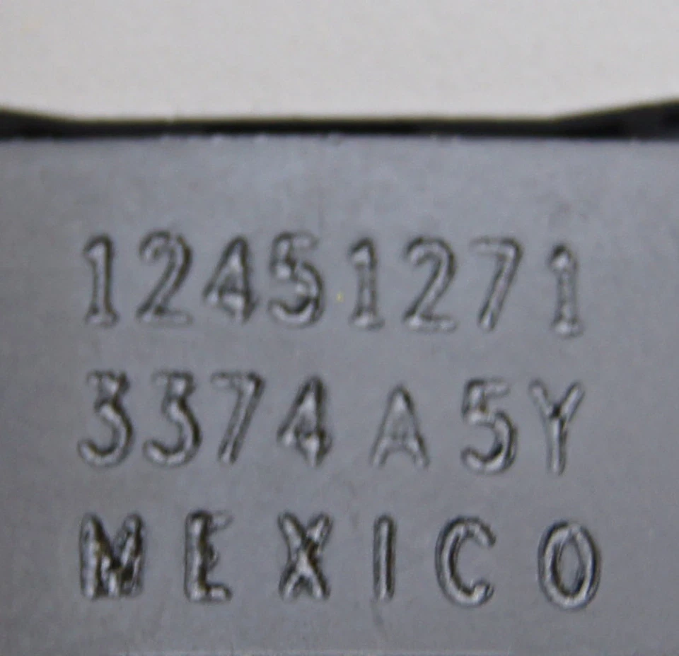 Conjunto de interruptor derecho Buick Park Avenue 2001-2003 gris nuevo OEM 12451271 12450229 Foto 4 de 4